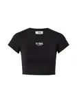 V!BE STUD!OS Tričko  čierna / biela