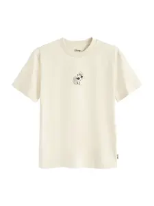 NoWear Tričko  béžová / čierna