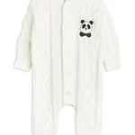 Dětské bavlněné dupačky Mini Rodini Panda 2564011011