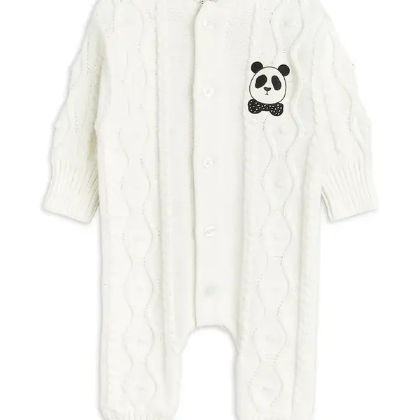 Dětské bavlněné dupačky Mini Rodini Panda 2564011011