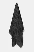 Šátek Calvin Klein dámský, černá barva, LV04F8054G