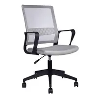 Carryhome OTOČNÁ ŽIDLE, síťovina, šedá, černá