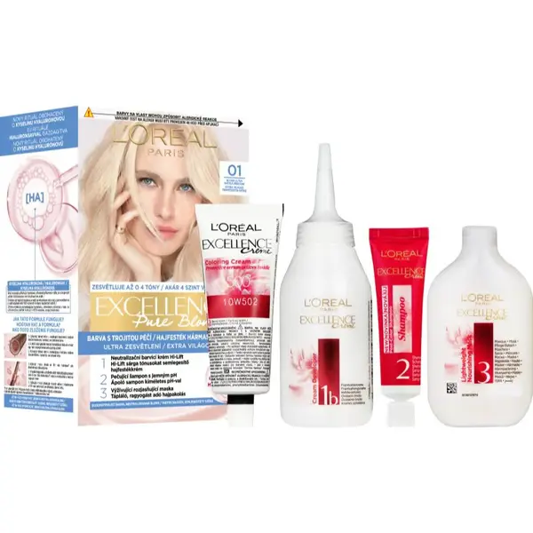 L’Oréal Paris Excellence Creme barva na vlasy odstín 01 Lightest Natural Blonde 1 ks