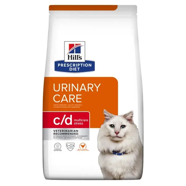 Hill's Prescription Diet c/d Urinary Stress Urinary Care suché krmivo pre mačky 8 kg