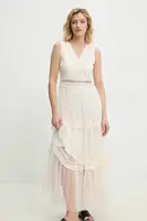 Šaty Answear.LAB béžová barva, maxi