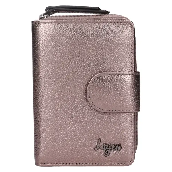 Dámská kožená peněženka Lagen Berid - tmavě bronzová