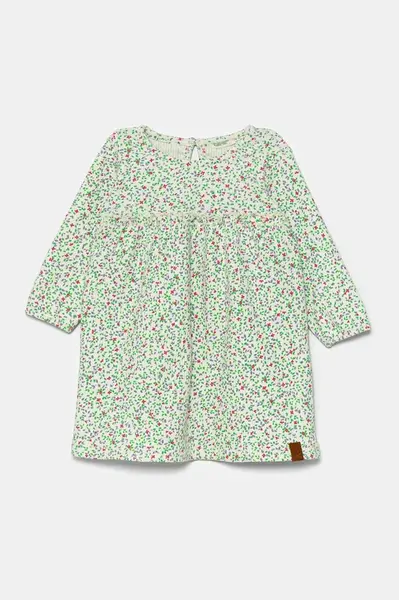 Dívčí šaty United Colors of Benetton bílá barva, midi, 3OBQAV00H