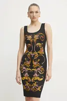 Šaty Versace Jeans Couture černá barva, mini, 78HAO9P6 JS473