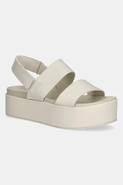 Sandály Calvin Klein Jeans FLATFORM SANDAL SLING IN