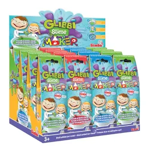 Prášek Glibbi Slime Maker sliz, 3 druhy, DP16 - zelený