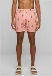 Pattern of swimming shorts cactus aop