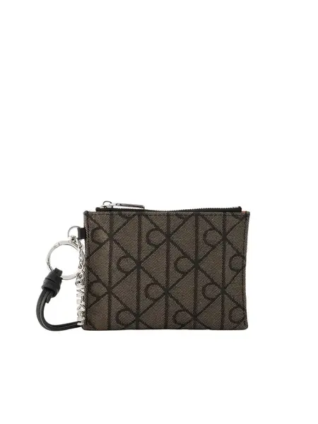 Calvin Klein Puzdro 'Logo Hardware Emblem'  farby bahna / čierna