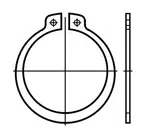 MDtools Pojistné kroužky na hřídele - vnější segrovky DIN 471, pro hřídel průměru 20 mm, 10 ks Pro hřídel průměru: 14 mm