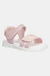Dětské sandály Calvin Klein Jeans růžová barva, V1A2-82039