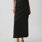 Černá dámská lněná sukně GAP