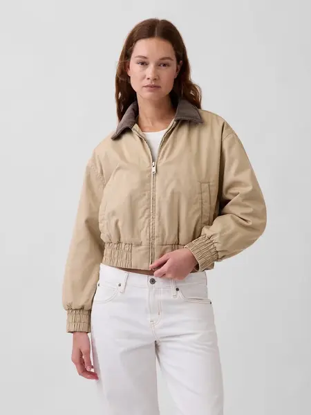 GAP Oversize bomberu z bavlny pro ženy