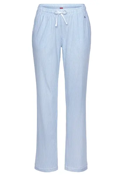 s.Oliver Pyžamové nohavice  svetlomodrá / biela