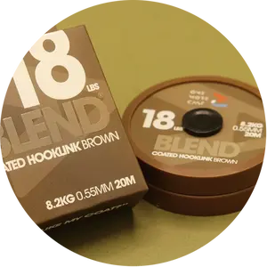 One more cast návazcová šňůrka blend coated hooklink 20 m brown - 18 lb