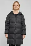 Women's long down coat black