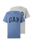 GAP Tričko  modrá / tmavomodrá / sivá melírovaná