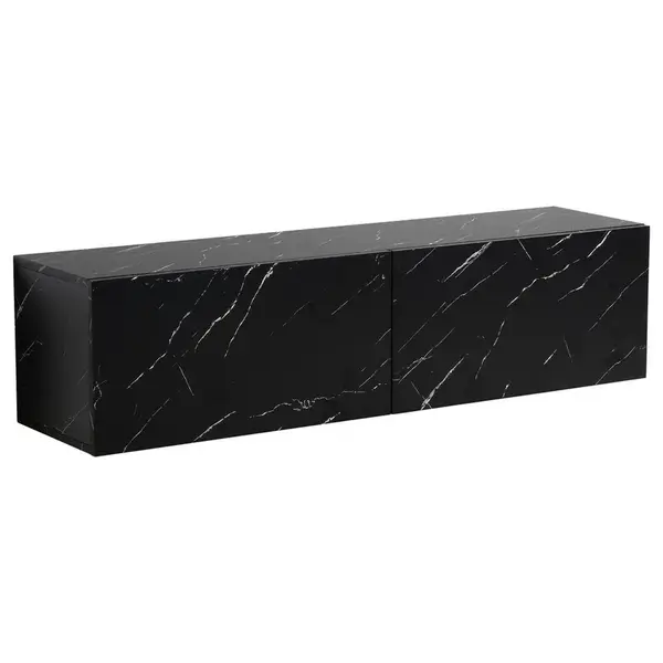 MID.YOU NÍZKÁ KOMODA, černá, 120/30/30 cm