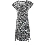 ALPINE PRO DWENA Dámske šaty, čierna, veľkosť