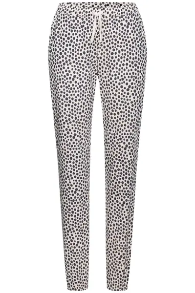 VIVANCE Pyžamové nohavice  čierna / biela