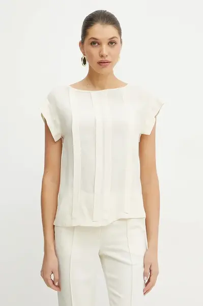 Halenka Silvian Heach DACEBI dámská, béžová barva, hladká, GPP25162BL