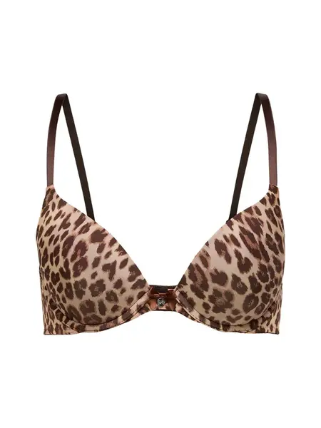 Hunkemöller Podprsenka  hnedá / svetlohnedá / čierna melírovaná