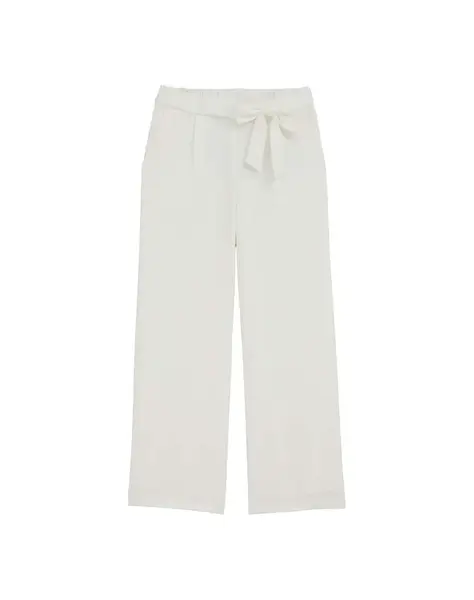 WE Fashion Nohavice  šedobiela