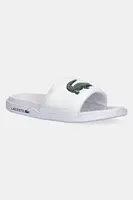 Pantofle Lacoste SERVE SLIDE DUAL dámské, bílá barva, 49CFA0041