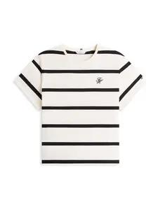 Tommy Hilfiger Curve Tričko  béžová / čierna