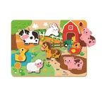 2Kids Toys Vkládací puzzle Farma 8 ks
