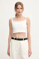 Top Calvin Klein Jeans dámský, béžová barva, J20J225195