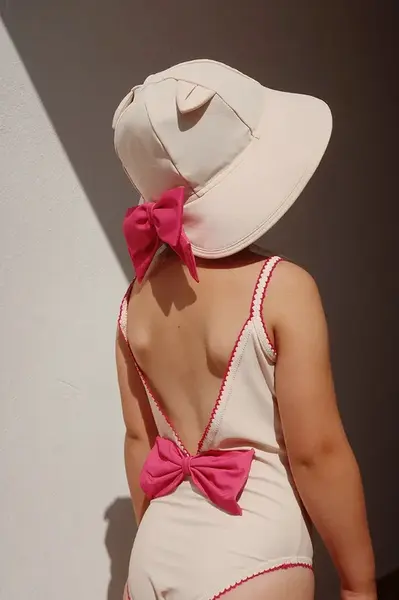 Jednodílné dětské plavky Konges Sløjd KITTY SWIMSUIT GRS