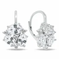 Brilio Silver Okouzlující stříbrné náušnice s čirými zirkony EA1182W