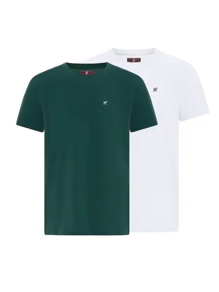 Williot Tričko  jedľová / biela