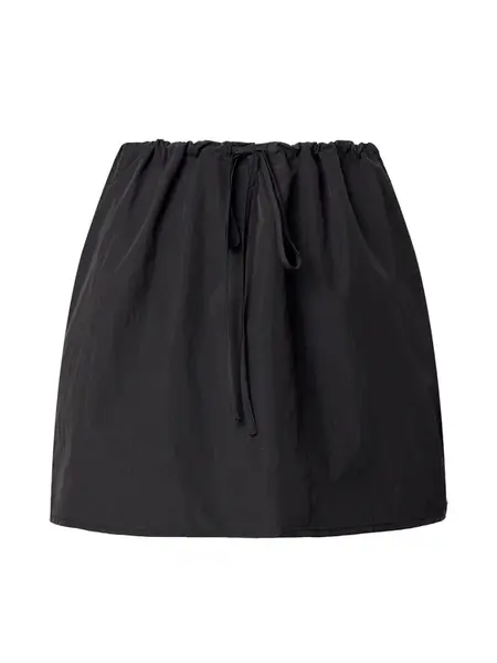 WEEKDAY Sukňa 'Dobby'  čierna