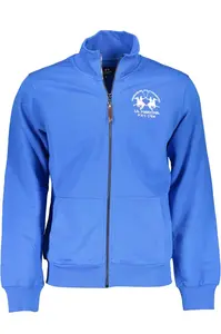 LA MARTINA MEN'S BLUE ZIP-UP SWEATSHIRT