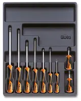 Beta tools SADA ŠROUBOVÁKŮ 9KS V PLASTOVÉ PODESTĚ, 2424/T168