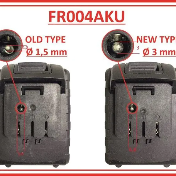Nabíječka k aku šroubováku FR004 a aku utahováku FR006, nový typ - FREDDY FR004CHARGE