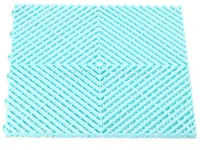 Plastová dlaždice, perforovaná, modulární, 40 x 40 x 1,8 cm, černá barva - Procarosa Barva: aqua modrá