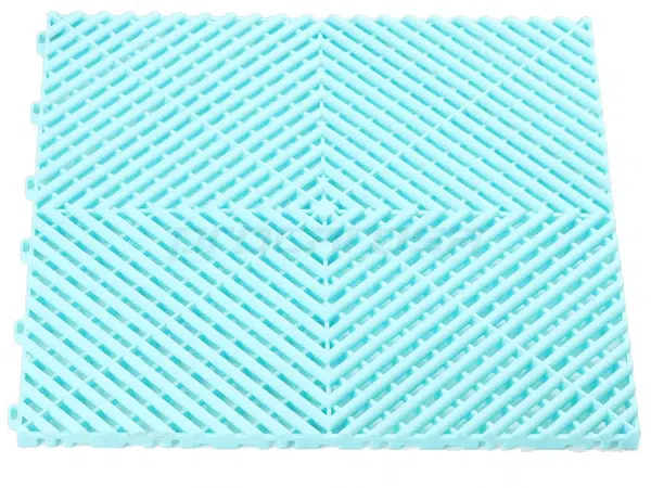 Plastová dlaždice, perforovaná, modulární, 40 x 40 x 1,8 cm, černá barva - Procarosa Barva: aqua modrá