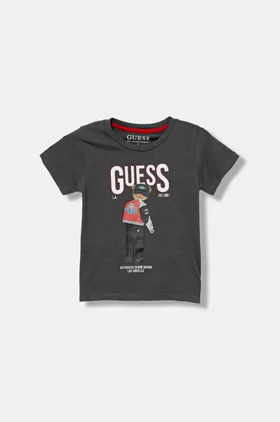 Guess Dětské bavlněné tričko Guess