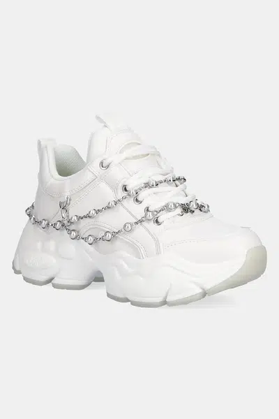 Boty Buffalo Binary Pearl dámské, bílá barva, 1636375-WHT