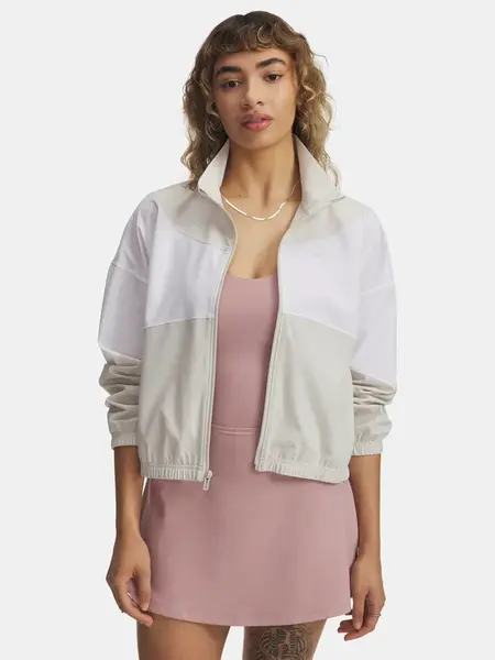 Dámská bunda Under Armour UA Rival Woven Jacket-WHT - Dámské