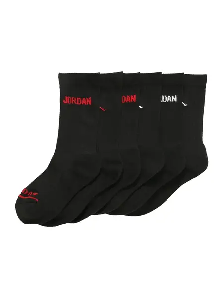 Jordan Ponožky  červená / čierna / biela