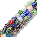 Handmade Millefiori Glass Bead Strands