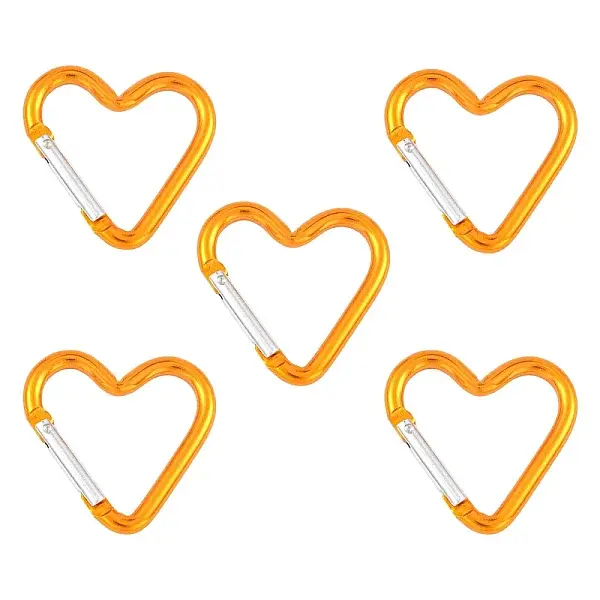 5Pcs Zinc Alloy Spring Gate Rings