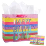 1 Set Paper Tote Bags with Handles